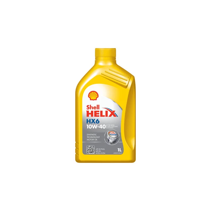 Engine Oil SHELL 10W-40 HELIX HX6 1 L 550053775 | PriusParts.lt