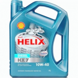 Engine Oil SHELL 10W-40 HELIX DIESEL / HX7 4 L 550046310 | PriusParts.lt