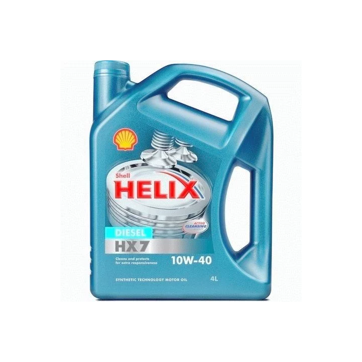 Variklinė alyva SHELL 10W-40 HELIX DIESEL / HX7 4 L 550046310 | PriusParts.lt