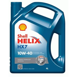 Variklinė alyva SHELL 10W-40 HELIX PLUS / HX7 4 L 550070333 | PriusParts.lt