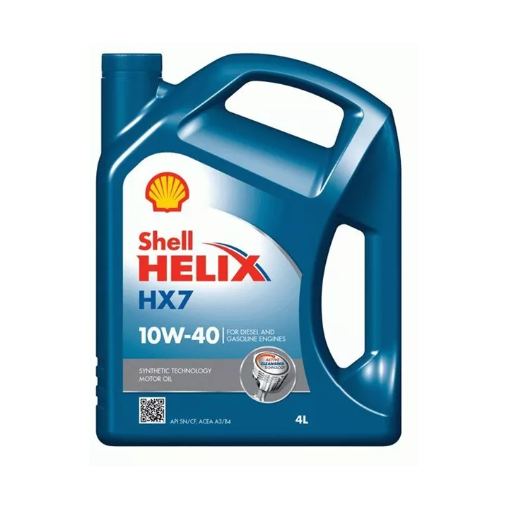 Variklinė alyva SHELL 10W-40 HELIX PLUS / HX7 4 L 550070333 | PriusParts.lt