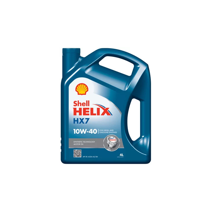Engine Oil SHELL 10W-40 HELIX PLUS / HX7 4 L 550070333 | PriusParts.lt