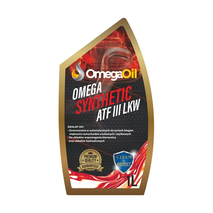 Automatic Transmission Fluid OMEGAOIL OMEGA ATF SYNTHETIC III LKW 1 L LKW1L | PriusParts.lt
