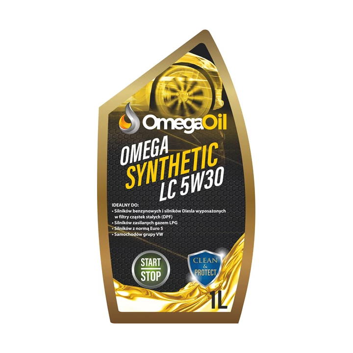 Engine Oil OMEGAOIL OMEGA 5W-30 SYNTHETIC LC 1 L LC1L | PriusParts.lt