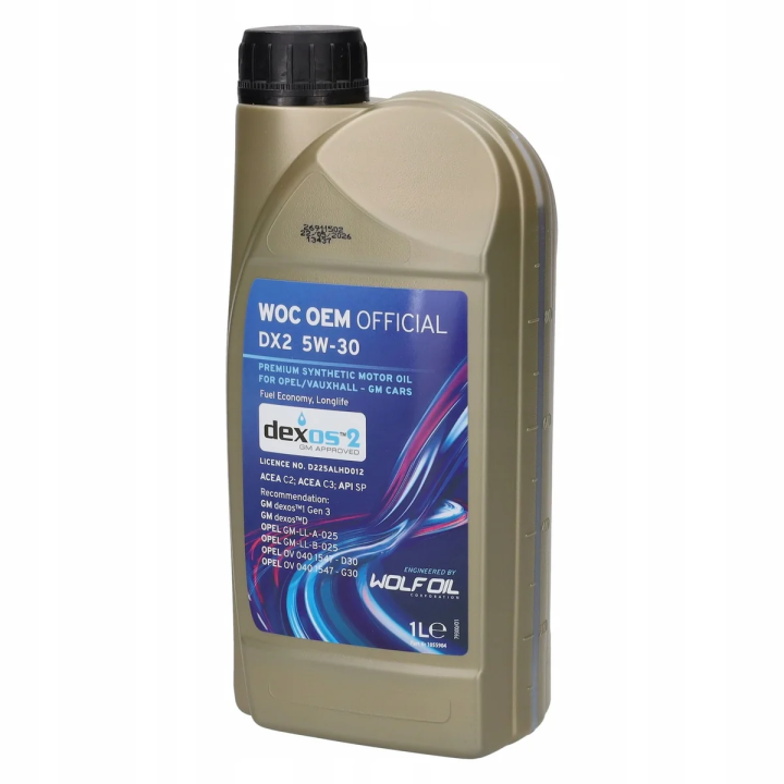 Variklinė alyva OEM OPEL OPEL 5W-30 WOC/GM DEXOS 2 1 L | PriusParts.lt