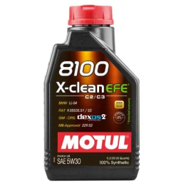 Engine Oil MOTUL 5W-30 8100 X-CLEAN EFE 1 L 109470 | PriusParts.lt