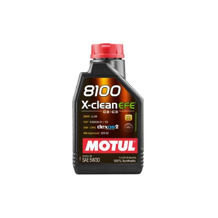 Engine Oil MOTUL 5W-30 8100 X-CLEAN EFE 1 L 109470 | PriusParts.lt