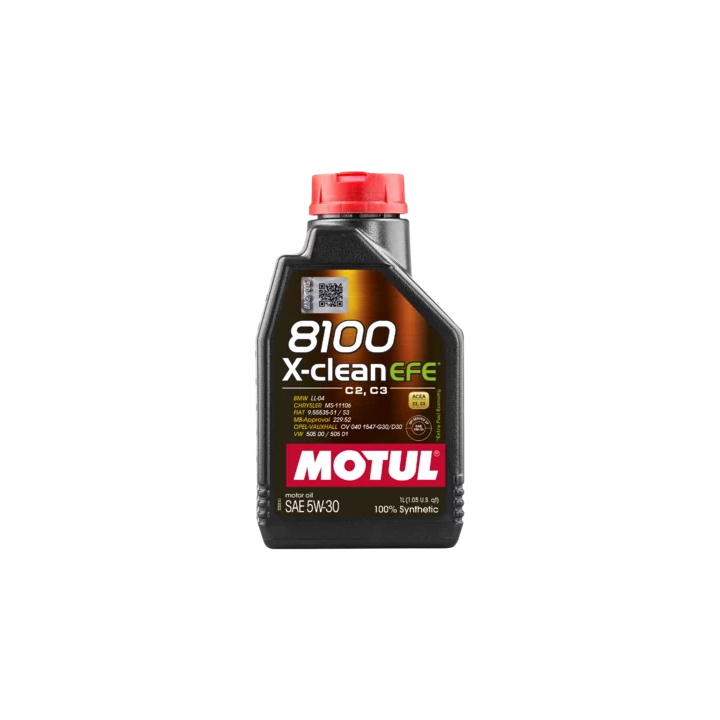 Engine Oil MOTUL 5W-30 8100 X-CLEAN EFE 1 L 109470 | PriusParts.lt