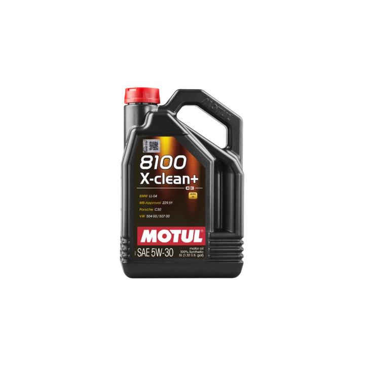Engine Oil MOTUL 5W-30 8100 X-CLEAN+ C3 5 L 106377 | PriusParts.lt