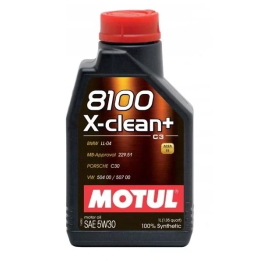Engine Oil MOTUL 5W-30 8100 X-CLEAN+ C3 1 L 102259 | PriusParts.lt