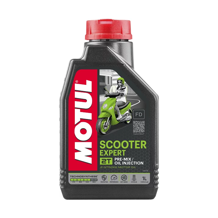 Motorcycle Oil MOTUL SCOOTER EXPERT 2T 1 L 105880 | PriusParts.lt