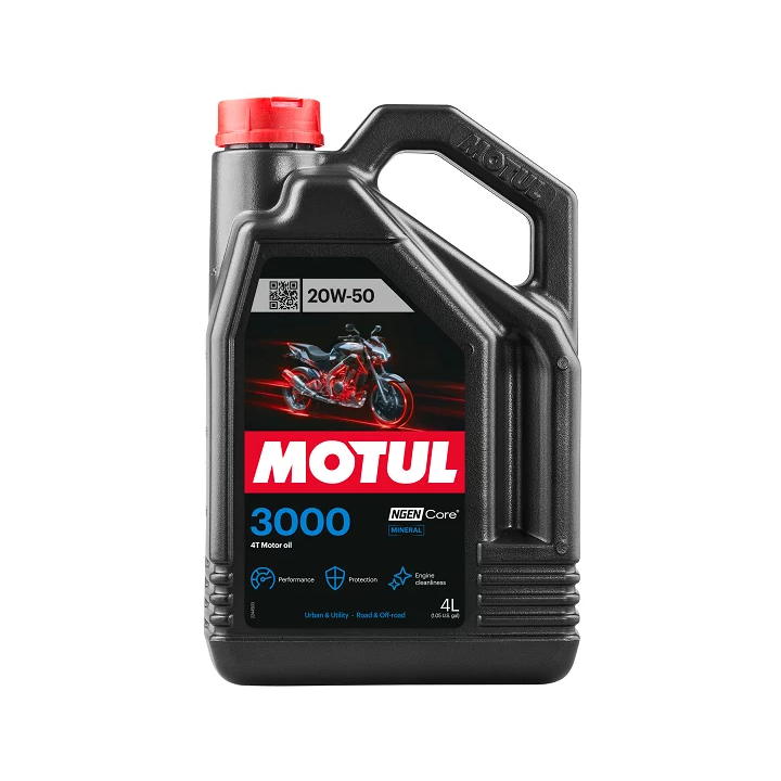 Engine Oil MOTUL 20W-50 3000 4T 4 L 107319 | PriusParts.lt