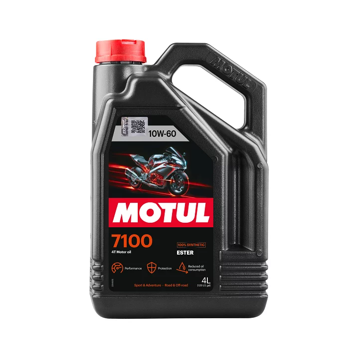 Variklinė alyva MOTUL 10W-60 4T 7100 ESTER 4 L 104101 | PriusParts.lt