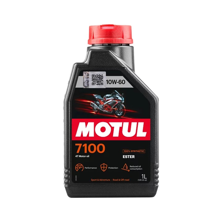 Engine Oil MOTUL 10W-60 4T 7100 ESTER 1 L 104100 | PriusParts.lt