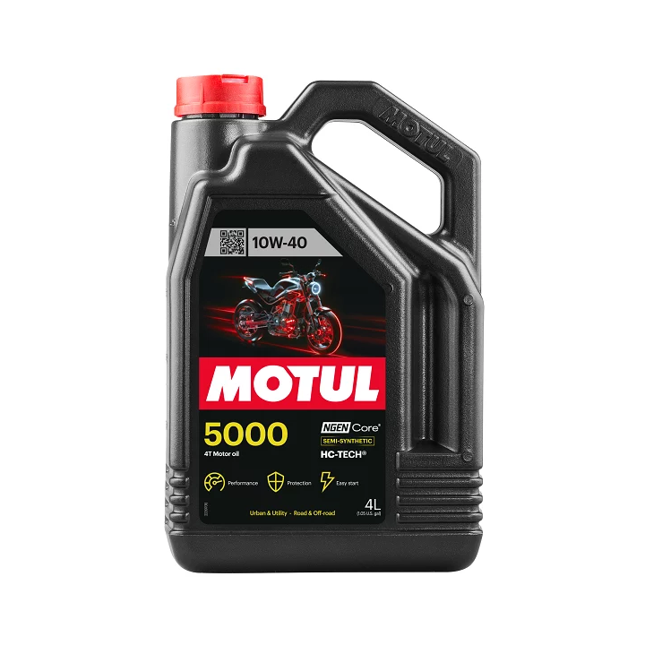 Variklinė alyva MOTUL 10W-40 4T 5000 HC-TECH 4 L 104056 | PriusParts.lt