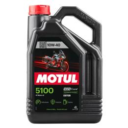 Variklinė alyva MOTUL 10W-40 4T 5100 ESTER 4 L 104068 | PriusParts.lt