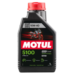 Engine Oil MOTUL 10W-40 4T 5100 ESTER 1 L 104066 | PriusParts.lt
