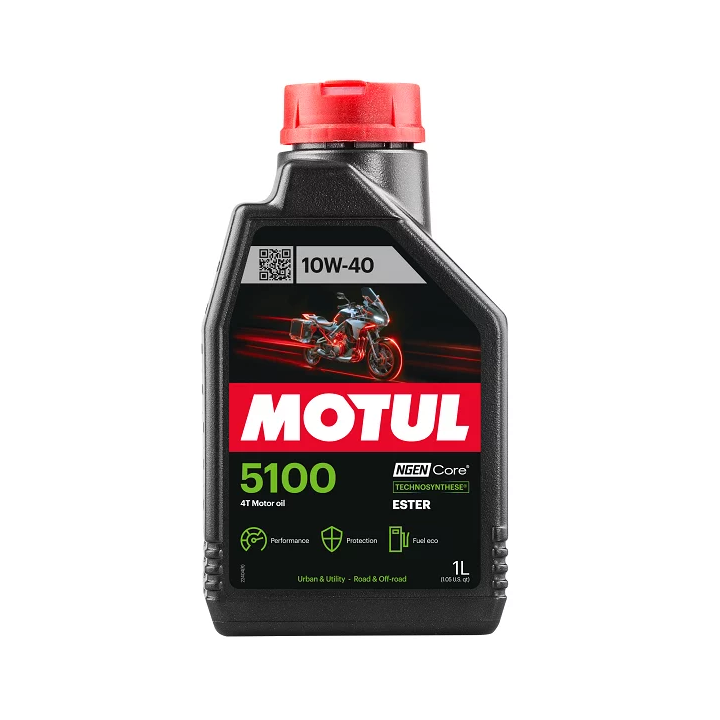 Engine Oil MOTUL 10W-40 4T 5100 ESTER 1 L 104066 | PriusParts.lt