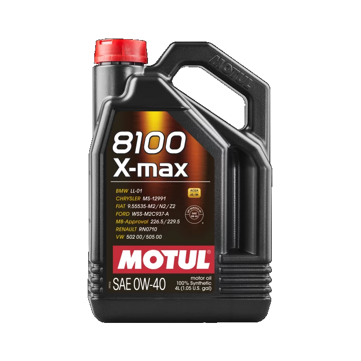 Engine Oil MOTUL 0W-40 8100 X-MAX 4 L 104532 | PriusParts.lt
