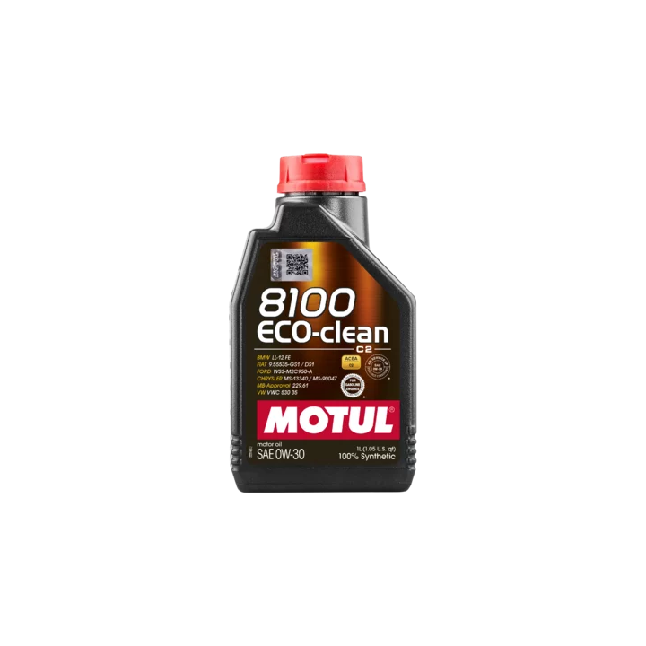 Engine Oil MOTUL 0W-30 8100 ECO-CLEAN C2 1 L 102888 | PriusParts.lt