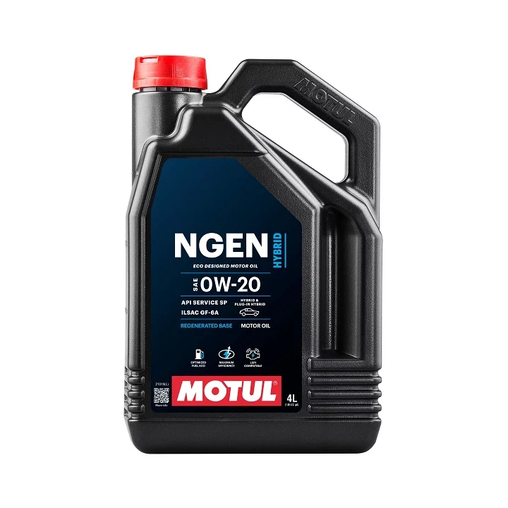 Engine Oil MOTUL 0W-20 HYBRID 4 L 107142 | PriusParts.lt