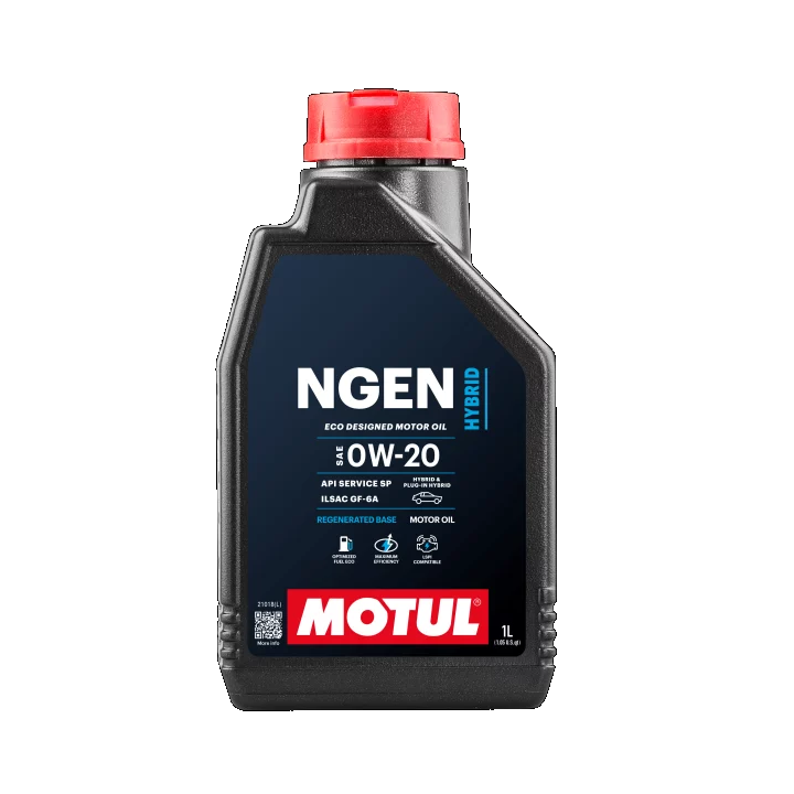 Engine Oil MOTUL 0W-20 HYBRID 1 L 107141 | PriusParts.lt