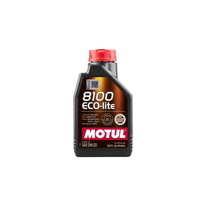 Engine Oil MOTUL 0W-20 8100 ECO-LITE 1 L 108534 | PriusParts.lt