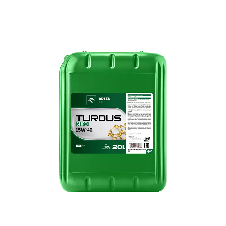 Engine Oil ORLEN OIL TURDUS 15W-40 SHPD SAE 17KG 20 L QWO805K20 | PriusParts.lt