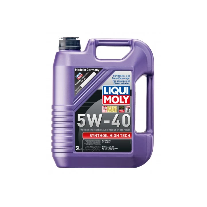 Variklinė alyva LIQUI MOLY LQM 5W-40 SYNTHOIL HIGH TECH 5 L 1856 | PriusParts.lt