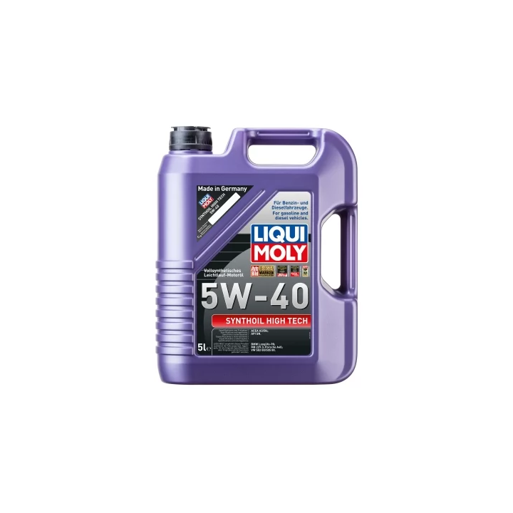 Variklinė alyva LIQUI MOLY LQM 5W-40 SYNTHOIL HIGH TECH 5 L 1856 | PriusParts.lt