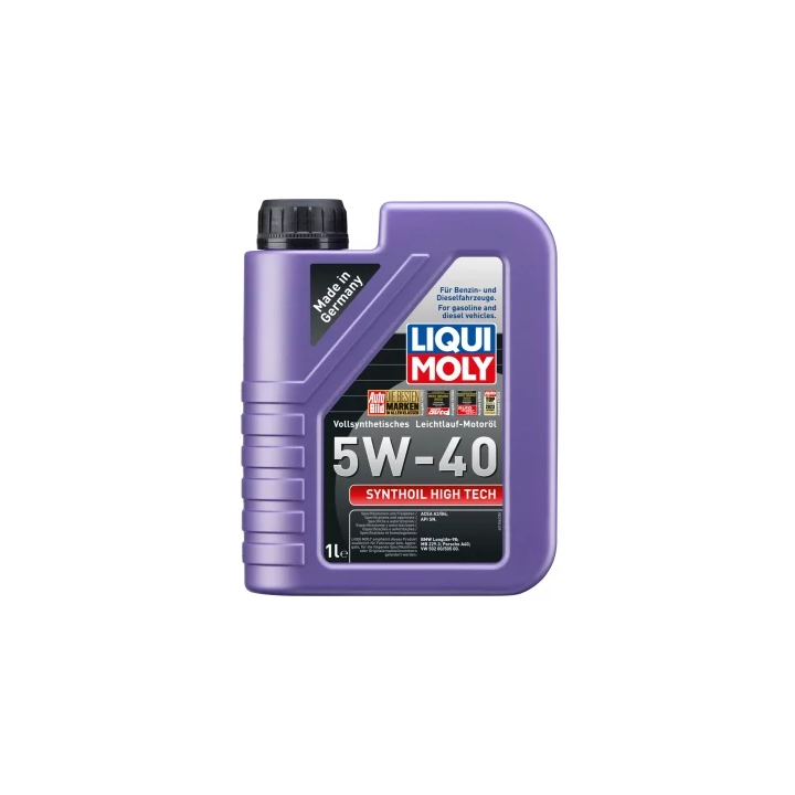 Engine Oil LIQUI MOLY LQM 5W-40 SYNTHOIL HIGH TECH 1 L 1855 | PriusParts.lt