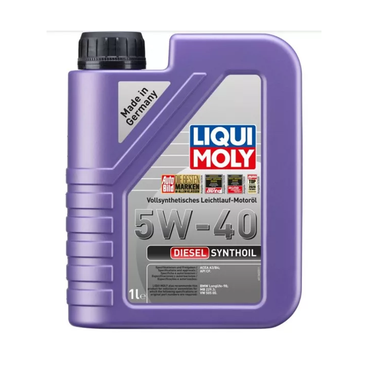Engine Oil LIQUI MOLY LQM 5W-40 DIESEL SYNTHOIL 5 L 1341 | PriusParts.lt