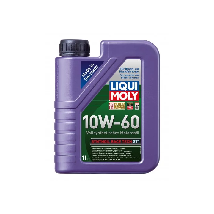 Variklinė alyva LIQUI MOLY LQM 10W-60 SYNTHOIL RACETECH GT1 1 L 8908 | PriusParts.lt