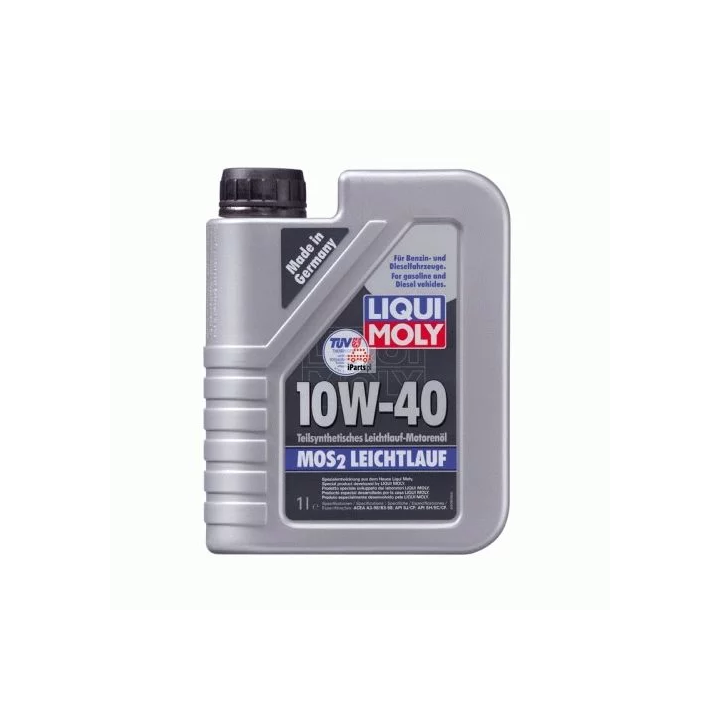 Engine Oil LIQUI MOLY LQM 10W-40 Z DODATKIEM MOS2 1 L 2626 | PriusParts.lt