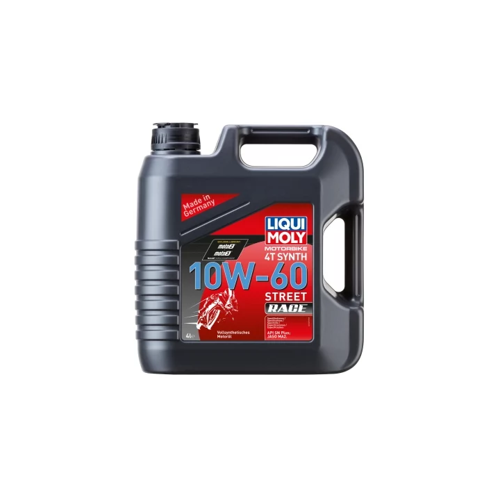 Engine Oil LIQUI MOLY LQM 10W-60 MOTORBIKE 4T RACE 4 L 1687 | PriusParts.lt