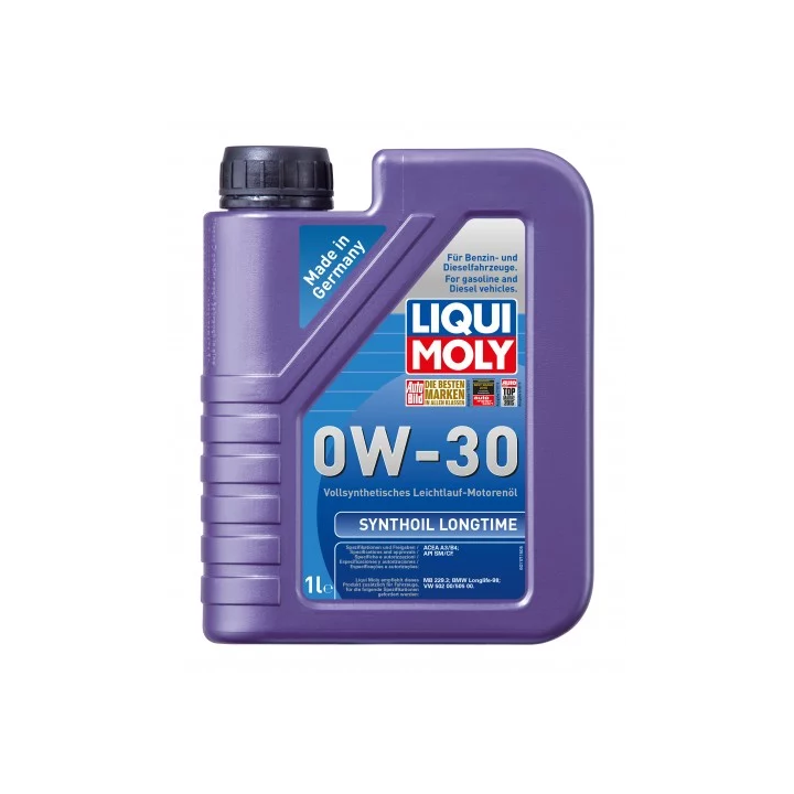 Engine Oil LIQUI MOLY LQM 0W-30 SYNTHOIL LONGTIME 1 L 8976 | PriusParts.lt