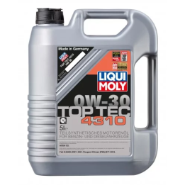 Variklinė alyva LIQUI MOLY LQM 0W-30 TOPTEC 4310 C2 5 L 2362 | PriusParts.lt