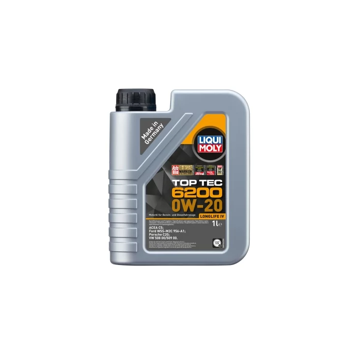 Variklinė alyva LIQUI MOLY LQM 0W-20 TOPTEC 6200 1 L 20787 | PriusParts.lt