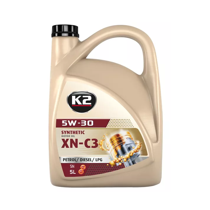 Engine Oil K2 5W-30 TEXAR XN-C3 5 L O1515E | PriusParts.lt