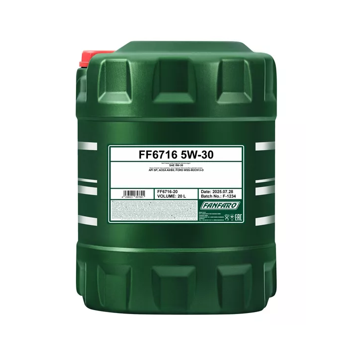 Engine Oil SCT - MANNOL FANFARO 5W-30 FORD A5/B5 20 L FF6716-20 | PriusParts.lt